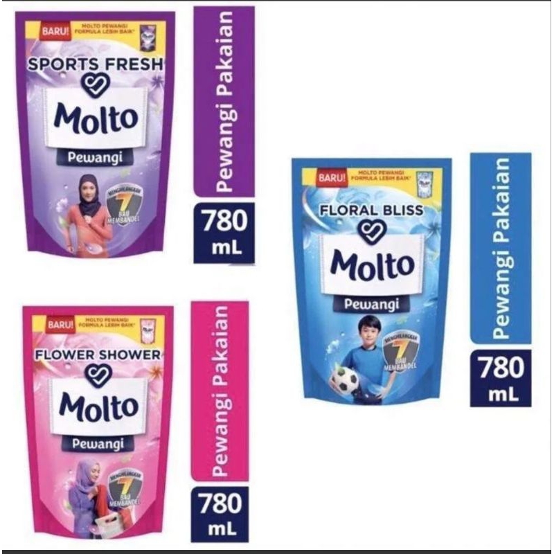 Molto pewangi 820ml
