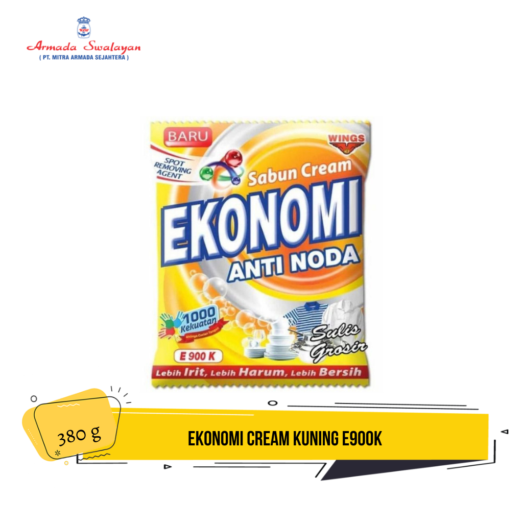 Sabun | Ekonomi Cream Kuning 380g