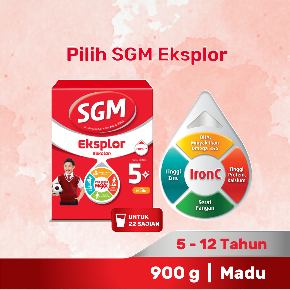 

SGM Eksplor 5+ 900 gr - SGM Eksplor 5+ Susu Pertumbuhan 900gr