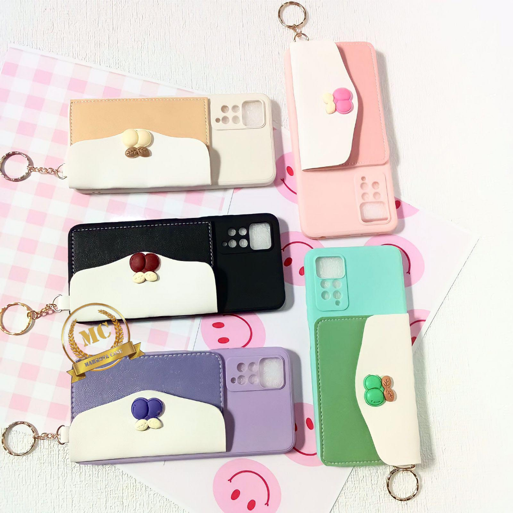 CASE DOMPET+RING BAHAN SILIKON - FOR IPHONE SAMSUNG A52 4G A52 5G A72 5G A51 A10/M10 A10S A20/A30 - 