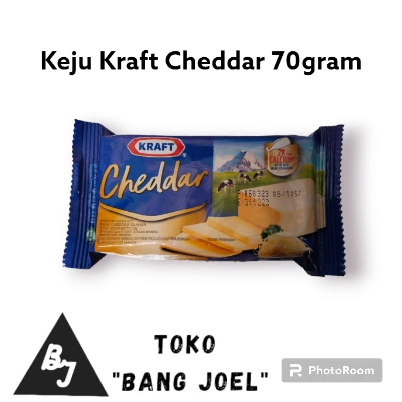 Keju Kraft Cheddar 70 Gram / Keju Kraft Midi / Keju Susu Olahan Premium