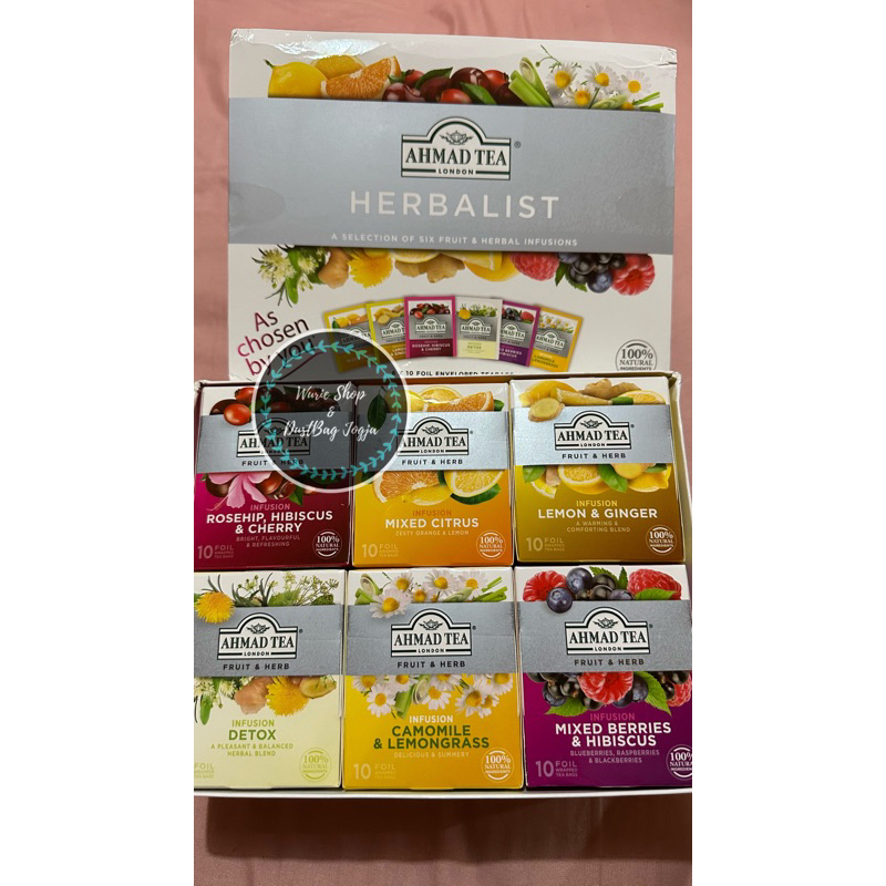 

ECERAN Ahmad Tea Herbalist A Selection Of Six Fruit & Herbal Infusions