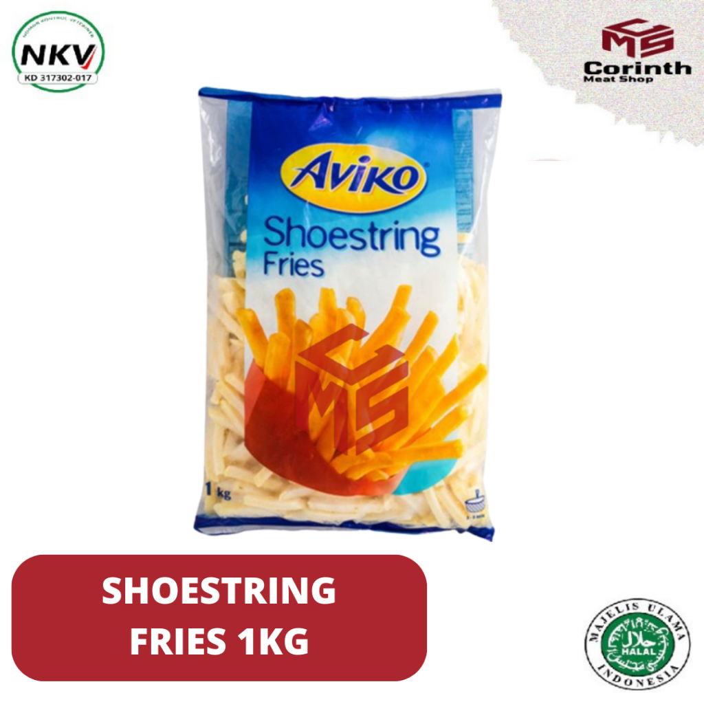 

FROZEN FRENCH FRIES 1KG / KENTANG GORENG BEKU