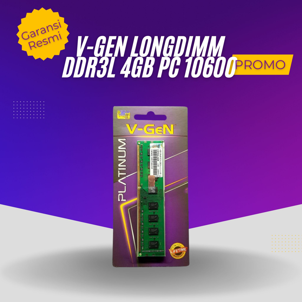 V-GEN LONGDIMM DDR3L 4GB PC 10600