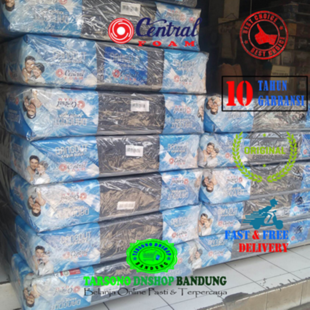 Kasur Busa DANGDUT By Central Foam No. 3 Ukuran 120x200 Tebal 20cm