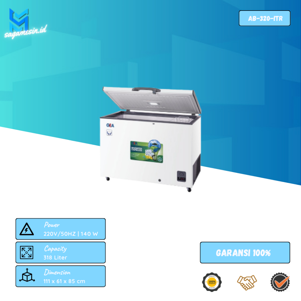 Chest Freezer GEA AB-320-ITR | AB-620-ITR | Chest Freezer 1 Pintu | Chest Freezer 2 Pintu GEA | Free