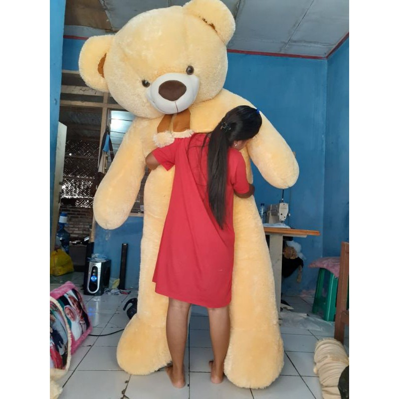 Boneka Jumbo 2 Meter SNI Beruang Teddy Bear Besar 2m lucu kado 1,5 Tedy Lembut