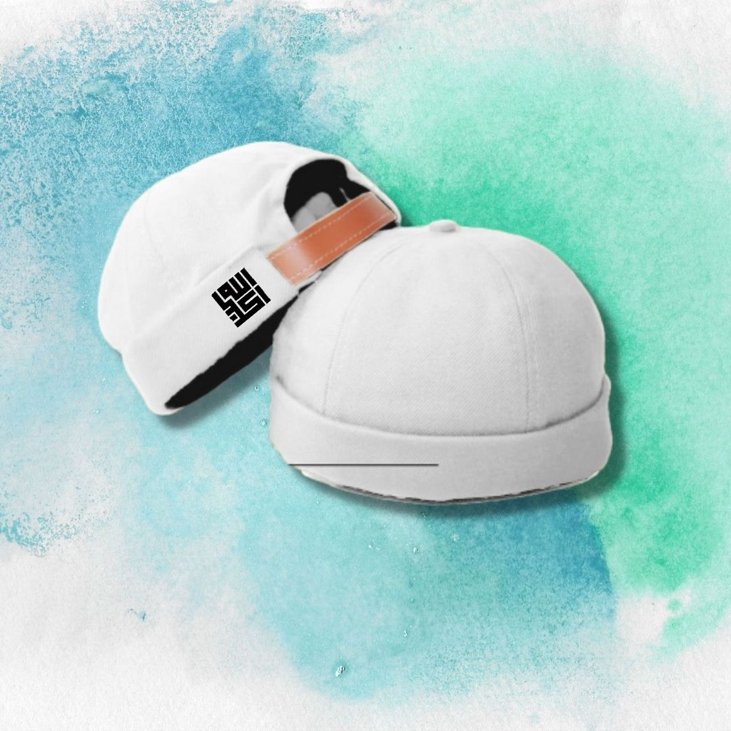 topi pria dewasa peci kaligrafi / topi pria dewasa logo kaligrafi muslim