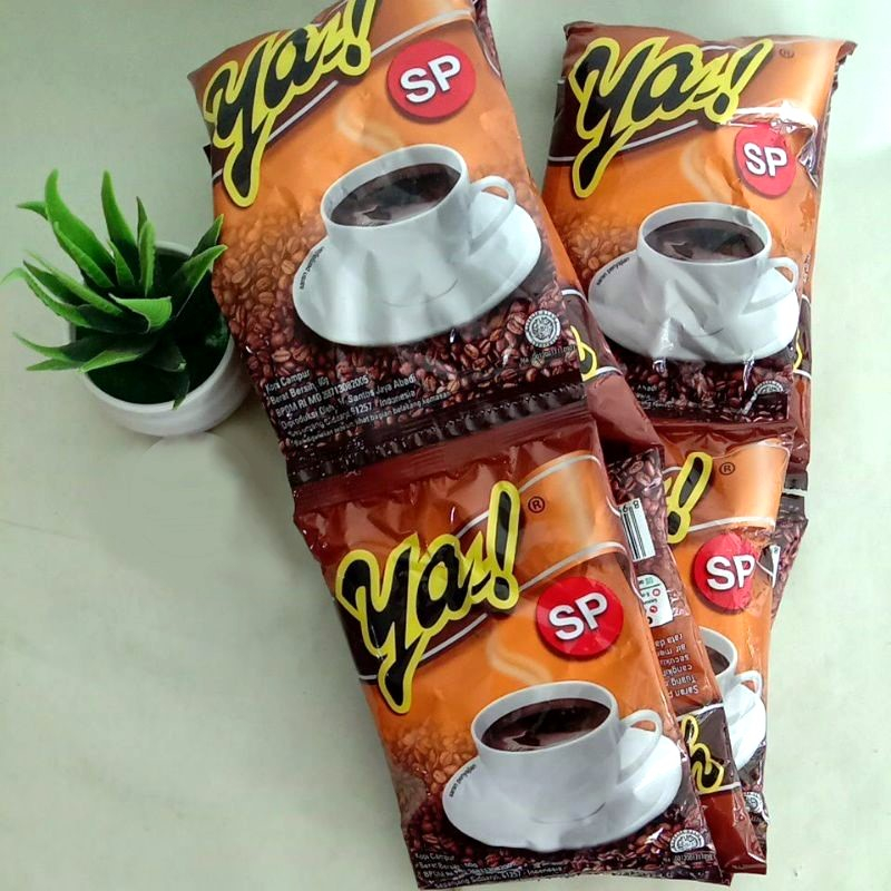 

[ 1 renceng isi 10 ] Kopi Bubuk Ya SP 60gr Bubuk Kopi Instan