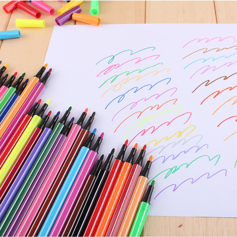 

12PCS 24pc 36pcSPIDOL LUKIS ANAK-ANAK / SPIDOL MEWARNAI / SPIDOL WARNA WARNI