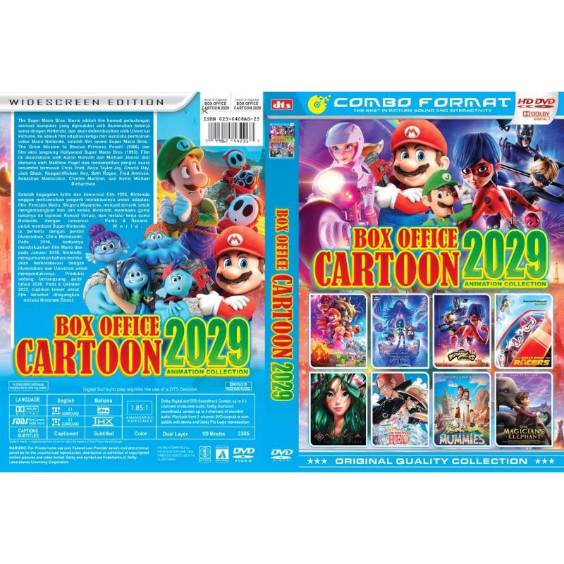 KASET KOLEKSI KARTUN ANAK " BOX OFFICE CARTOON"