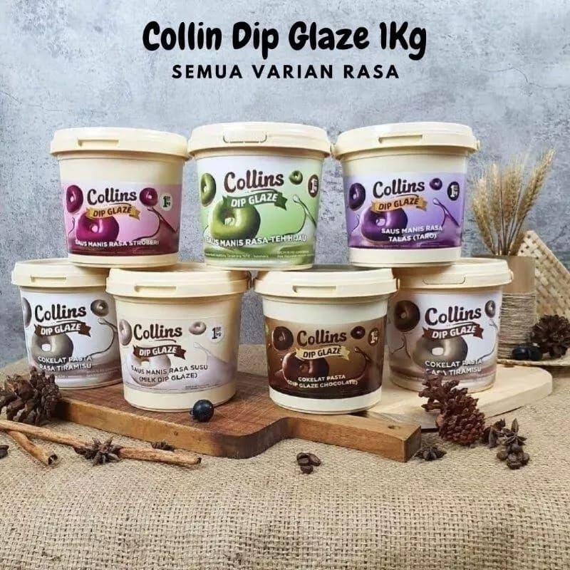 

❤ BORNEO ❤ DIP GLAZE COLLINS KEMASAN EMBER 1KG