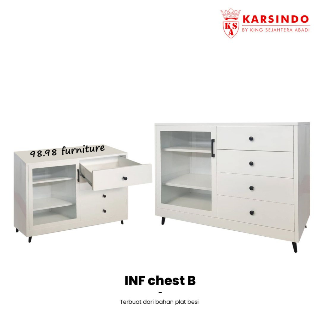Rak Besi - Rak Serbaguna - Baby Locker  - Rak Buku B Karsindo - Medan