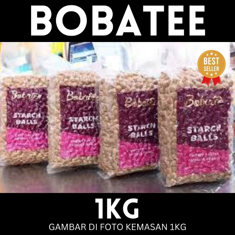 

Bobatee Topping Boba Pearl Tapioka 1kg