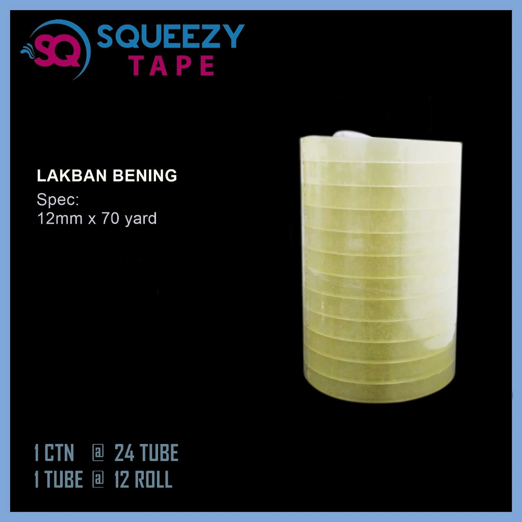 

Solasi / isolasi 12mm x 70yard SQUEEZY (1pcs)