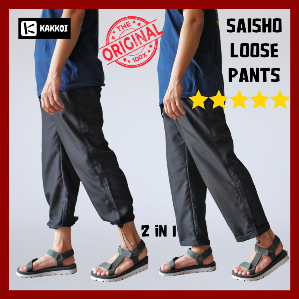 Sirwal Loose Pria | Sirwal Jogger Pria | Sirwal Stopper Pria | Loose Pants Korean Style | Ankle Pant