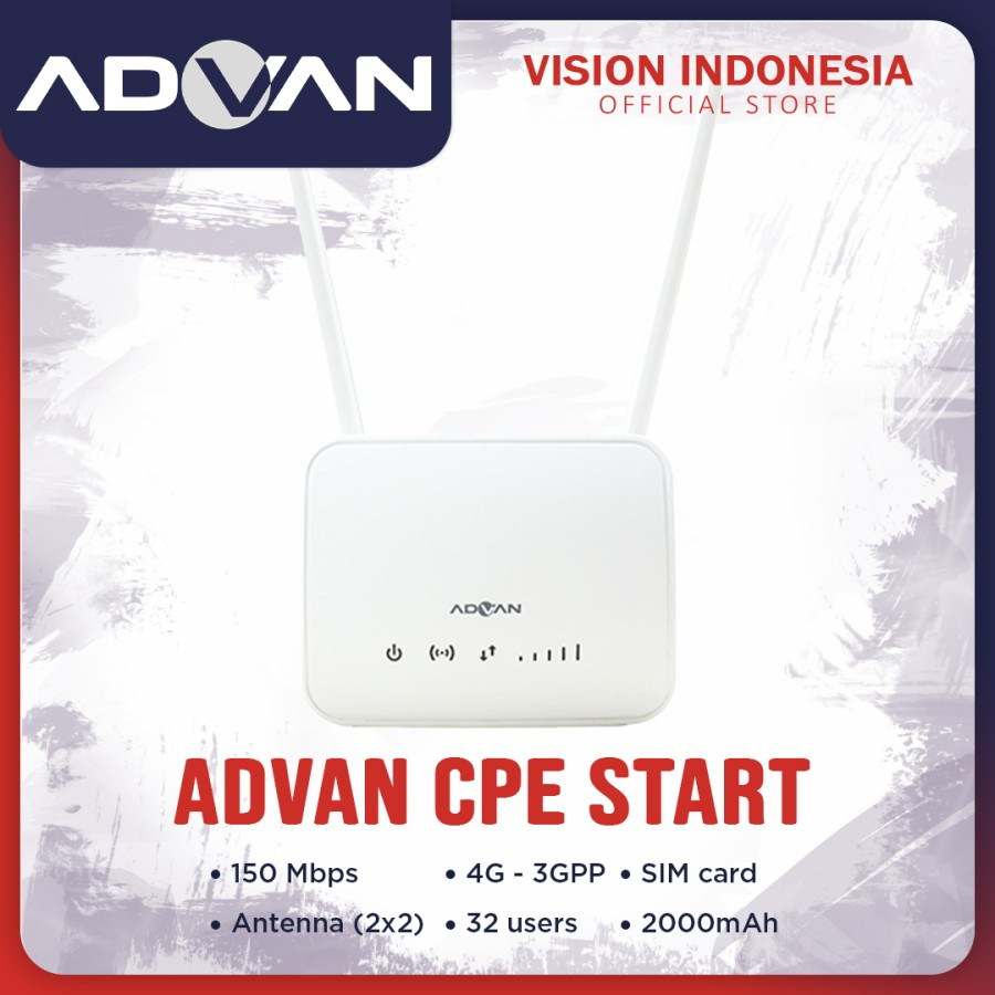 Advan Cpe Modem Router Modem 4G Wifi UNLOCK ALL OPERATOR / Advan CPE