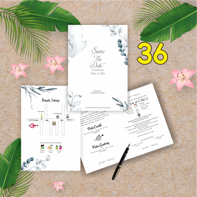 UNDANGAN PERNIKAHAN  VINTAGE  (foto)  Tanpa Minimal Order*  elegan, Murah, Proses  satu hari jadi, Tebal, Banyak Gratisnya-36