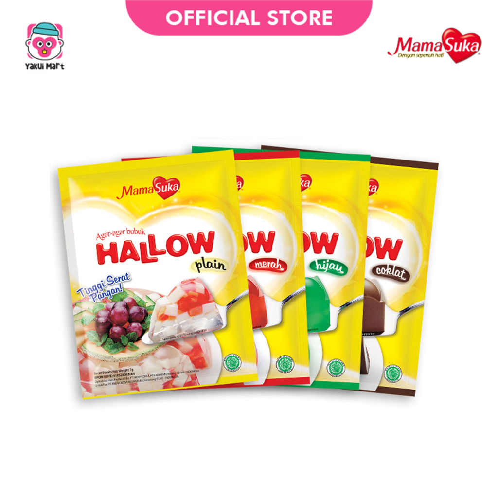 

MamaSuka Hallow - Agar-agar Instan / Jelly Powder 7 gr