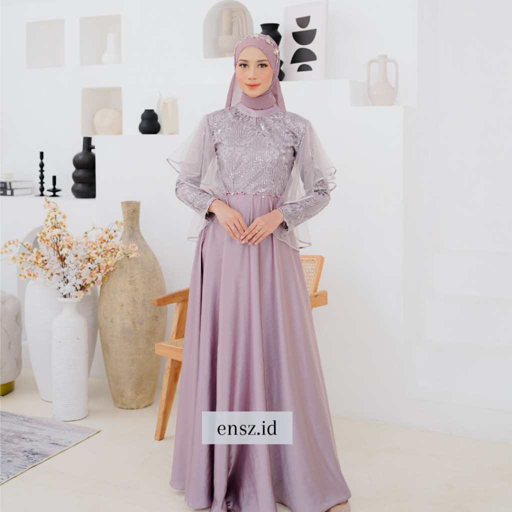 VANESSA DRESS/DRESS KONDANGAN/DRESS KEKINIAN/DRESS PESTA/GAMIS/GAMIS KEKINIAN