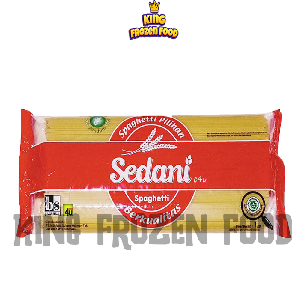 

Sedani Mie Spaghetti Pilihan Berkualitas 1Kg