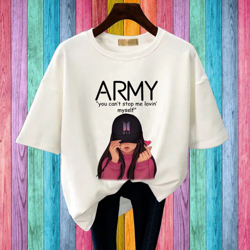 KAOS OVERSIZE ARMY |kaos BTS|KAOS JUMBO