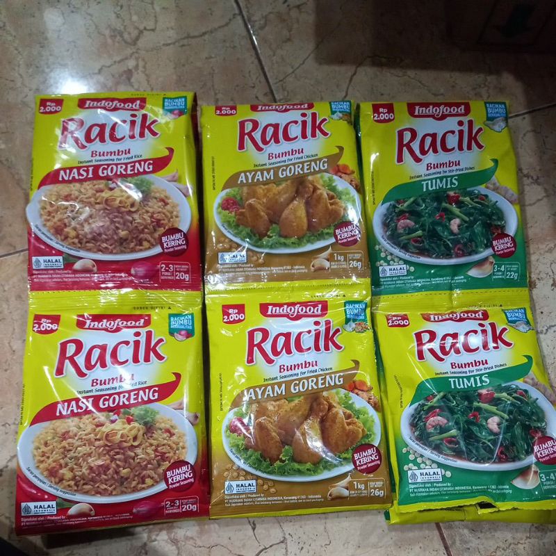 

BUMBU RAACCIIIKKKK HARGA UTK 1 RENTENG ( ISI 10 SACHET ) UK 26GR /SACHET