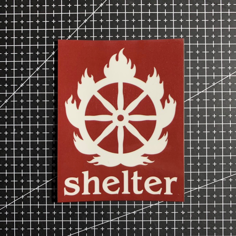 STICKER BAND SHELTER HARDCORE