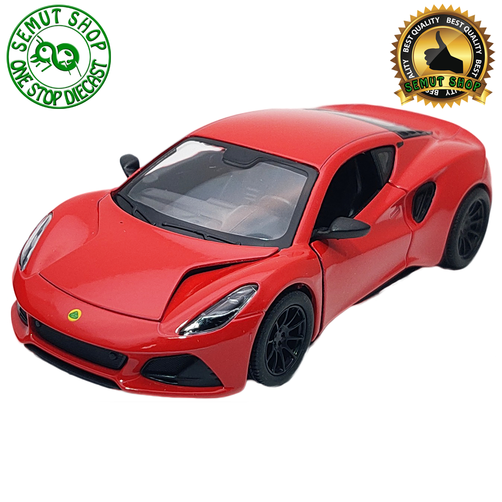 Kinsmart Lotus Emira Polos Miniatur Mobil Sport Lotus Emira