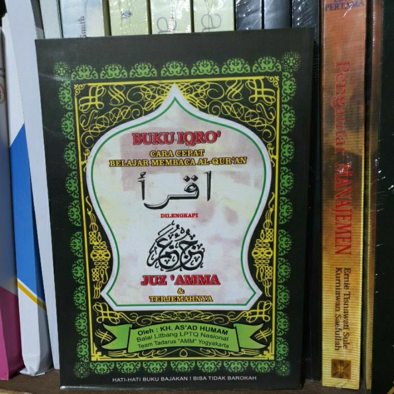 buku iqro cara cepat membaca alqur'an
