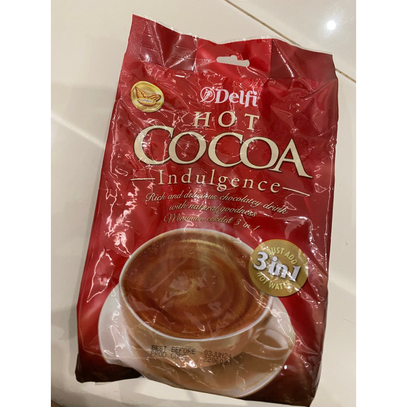 

delfi hot cocoa bag 20x25gr 3in1