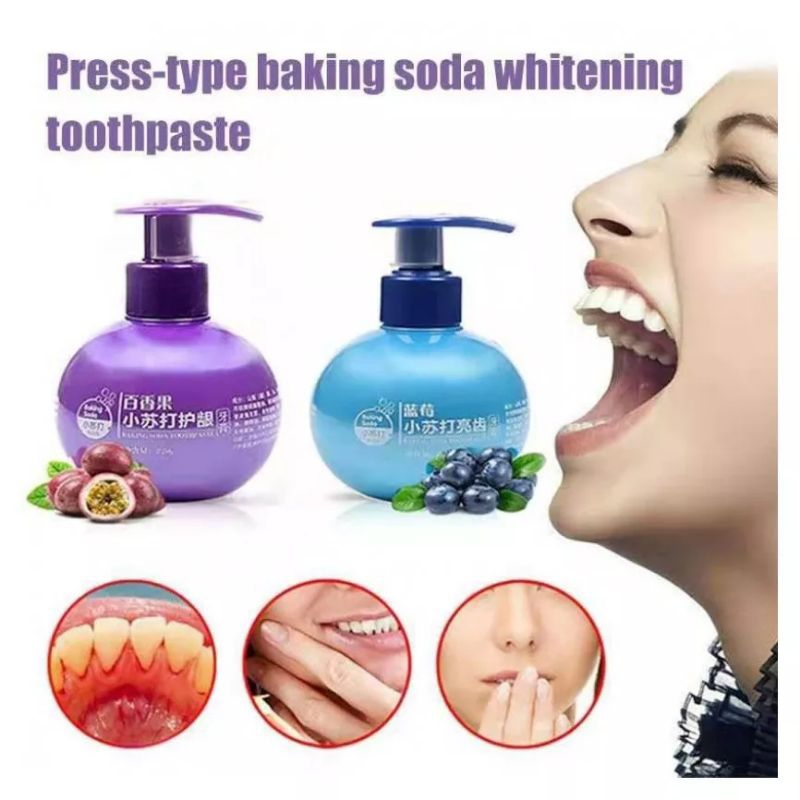 [PIPANG STORE] PASTI GIGI -ODOL PEMUTIH GIGI-BAKING SODA REMOVAL WHITENING