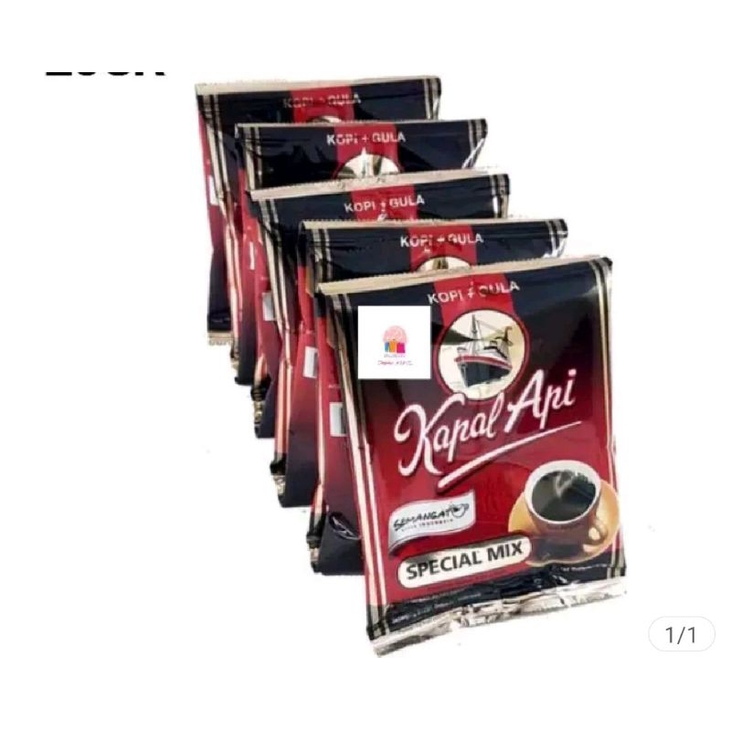 

Kopi kapal api special mix isi 10 sachet 25gram