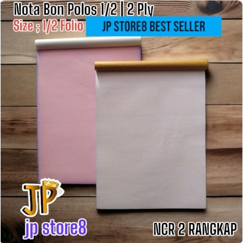 

NOTA KOSONGAN POLOS NCR 2 PLY 1/2 FOLIO LANGSUNG TEMBUS - SIAP KIRIM