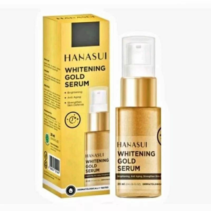 HANASUI FACE SERUM WHITENING GOLD/SERUM HANASUI GOLD serum wajah serum vitamin c serum kulit wajah w