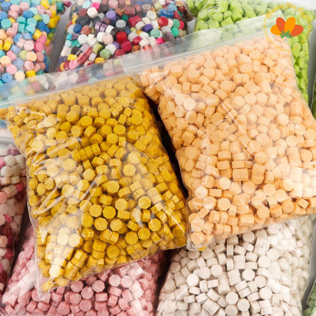 

wax seal beads metallic pastel color lilin segel tablet pil harga satuan wax sealed lilin vintage gold silver white