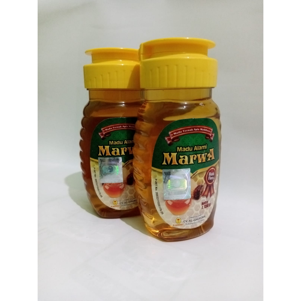 

MARWA Madu Multiflora Seribu Bunga Botol Fliptop 150gr Al-Ghuroba