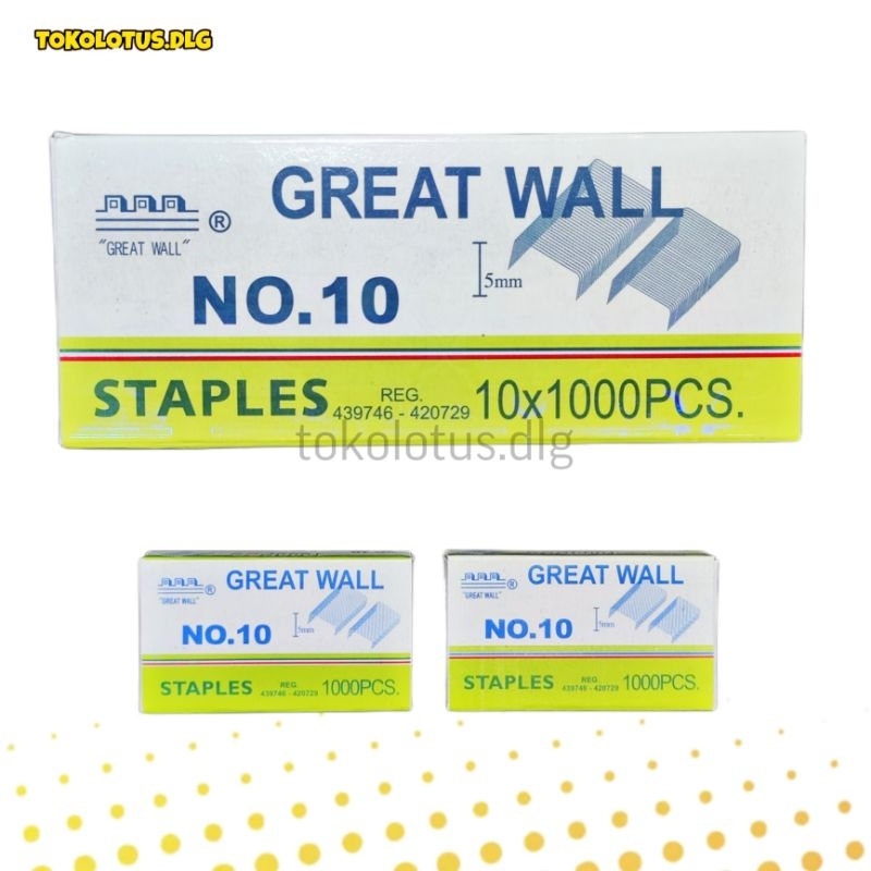 

Isi Staples Greatwall nomor 10