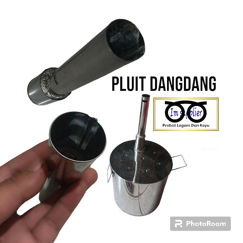 Peluit Dangdang Putu Bambu Bahan Stainless