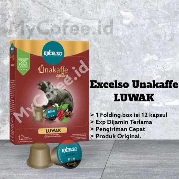 

Kopi Kapsul Excelso Unakaffe Luwak Toraja