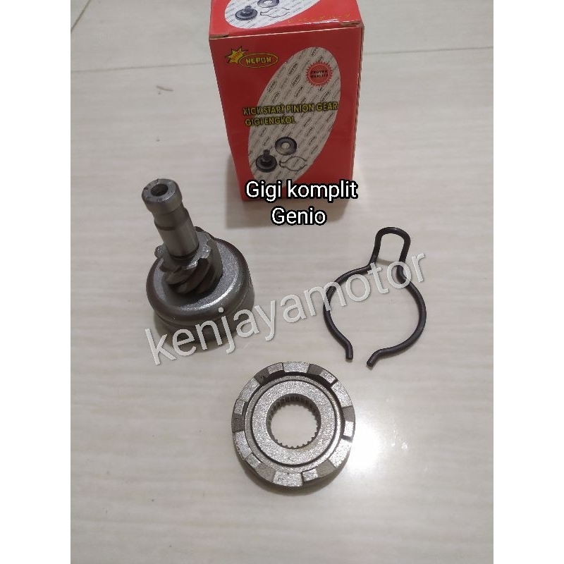 GIGI GIR GEAR ENGKOL KOMPLIT GENIO