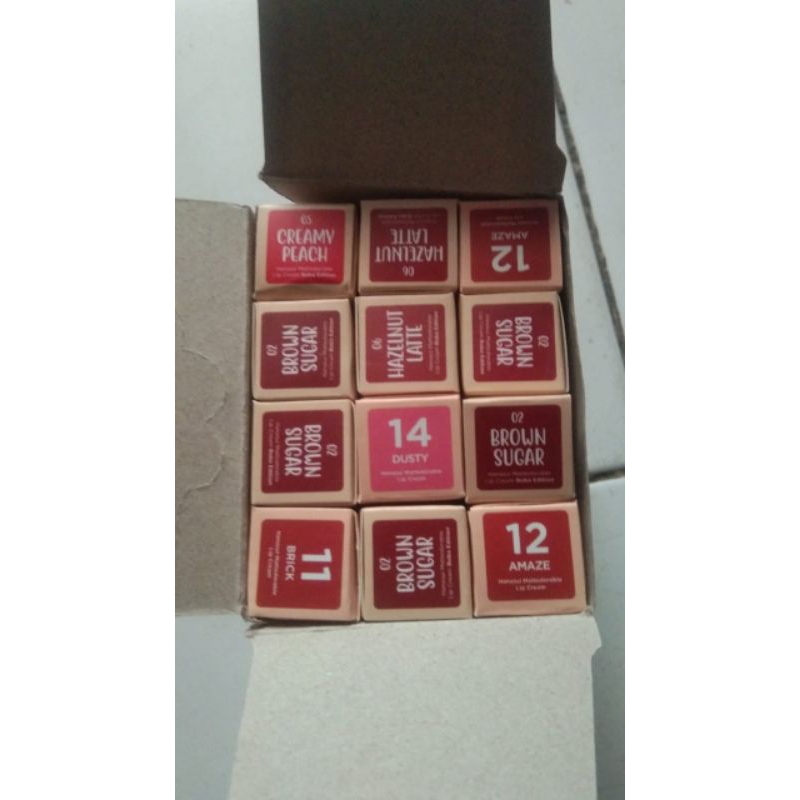 

pesanan khusus pixy 4pcs liptint 6pcs suncreeen wardah 25pcs
