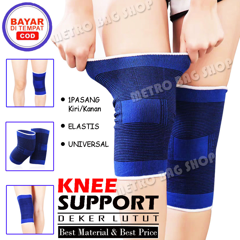 Deker Pelindung Lutut Knee Support Lupo Bahan TebalDeker Lutut Voli Pelindung Lutut Deker Kaki Lutut