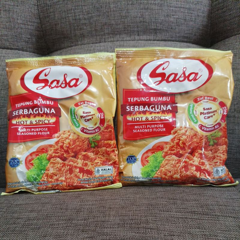 

SASA Tepung Bumbu SERBAGUNA HOT&SPICY 210gr