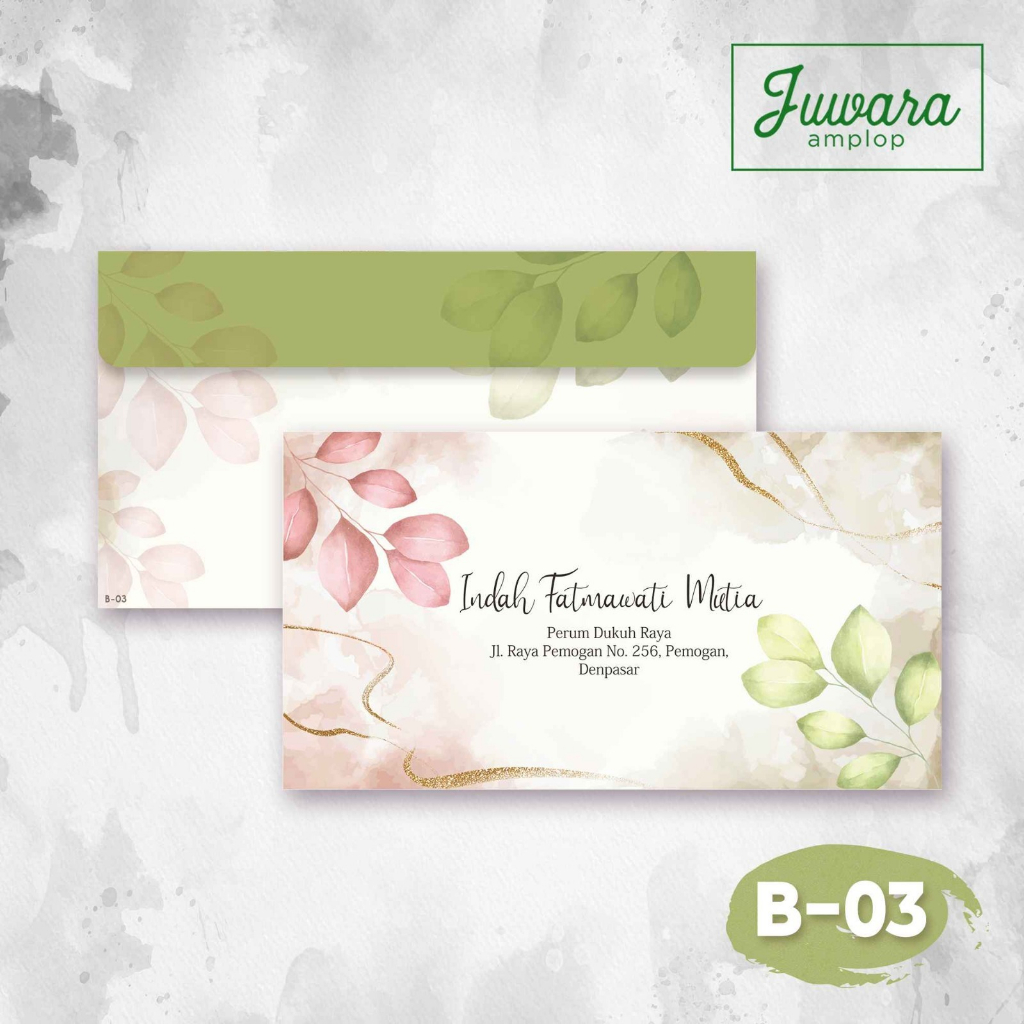 

Amplop Juwara B-03 isi 50 Harga Murah Tanpa Cetak Semarang