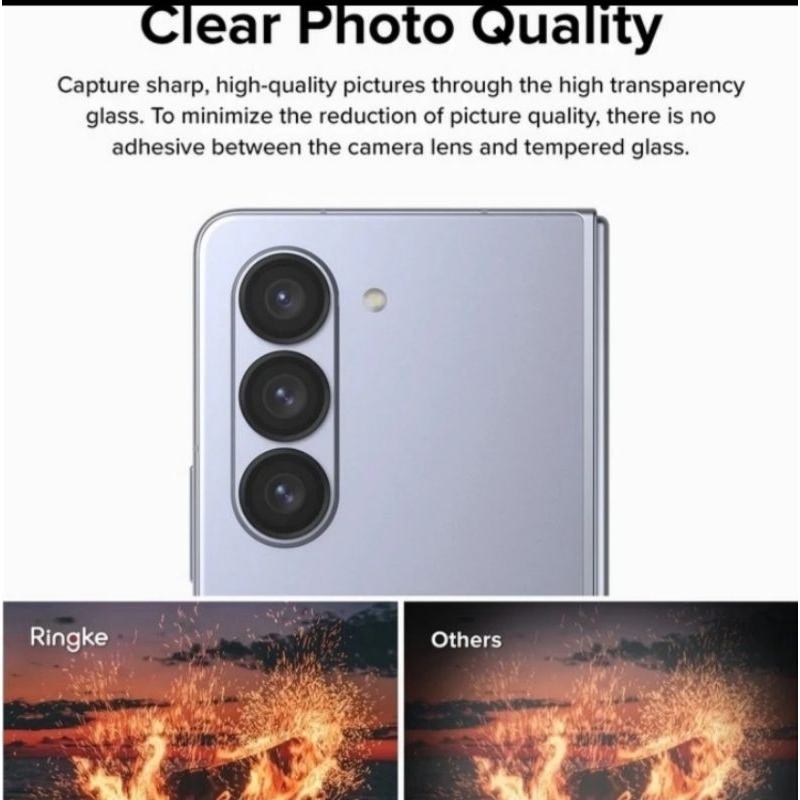 Ringke Camera Lens Frame Glass Samsung Galaxy Z Fold 5 Camera