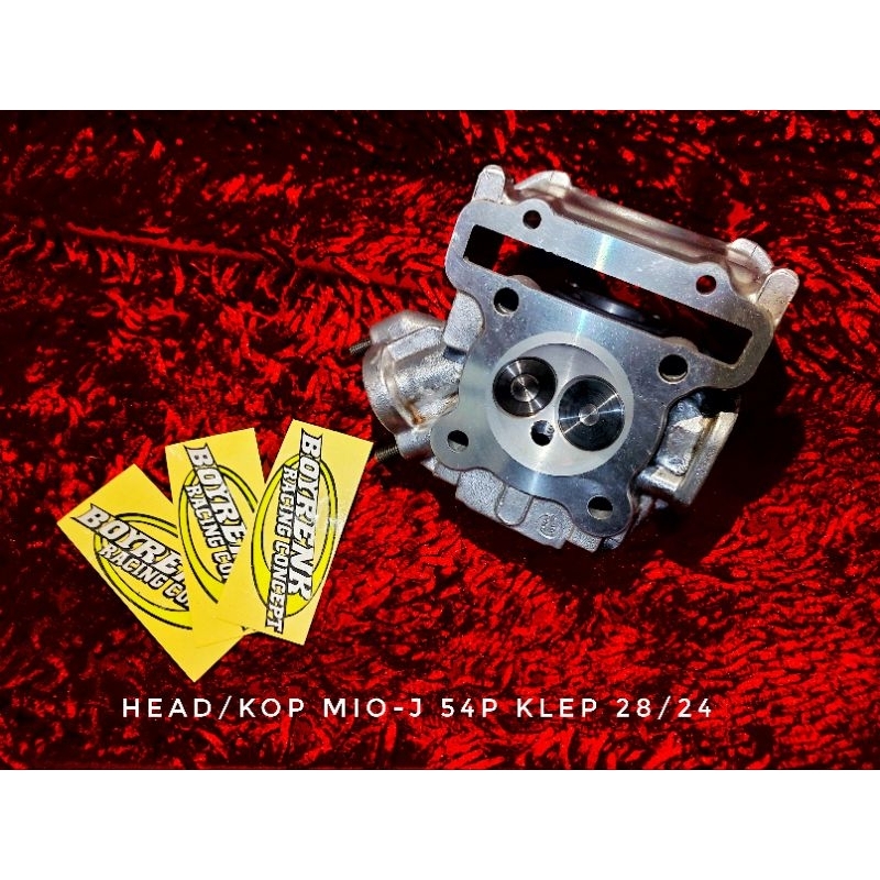 HEAD/KOP MIO-J 54P RACING- UKURAN KLEP 27/23 - 28/24 - 29/24 - 30/25 - OLSHOP_BRC