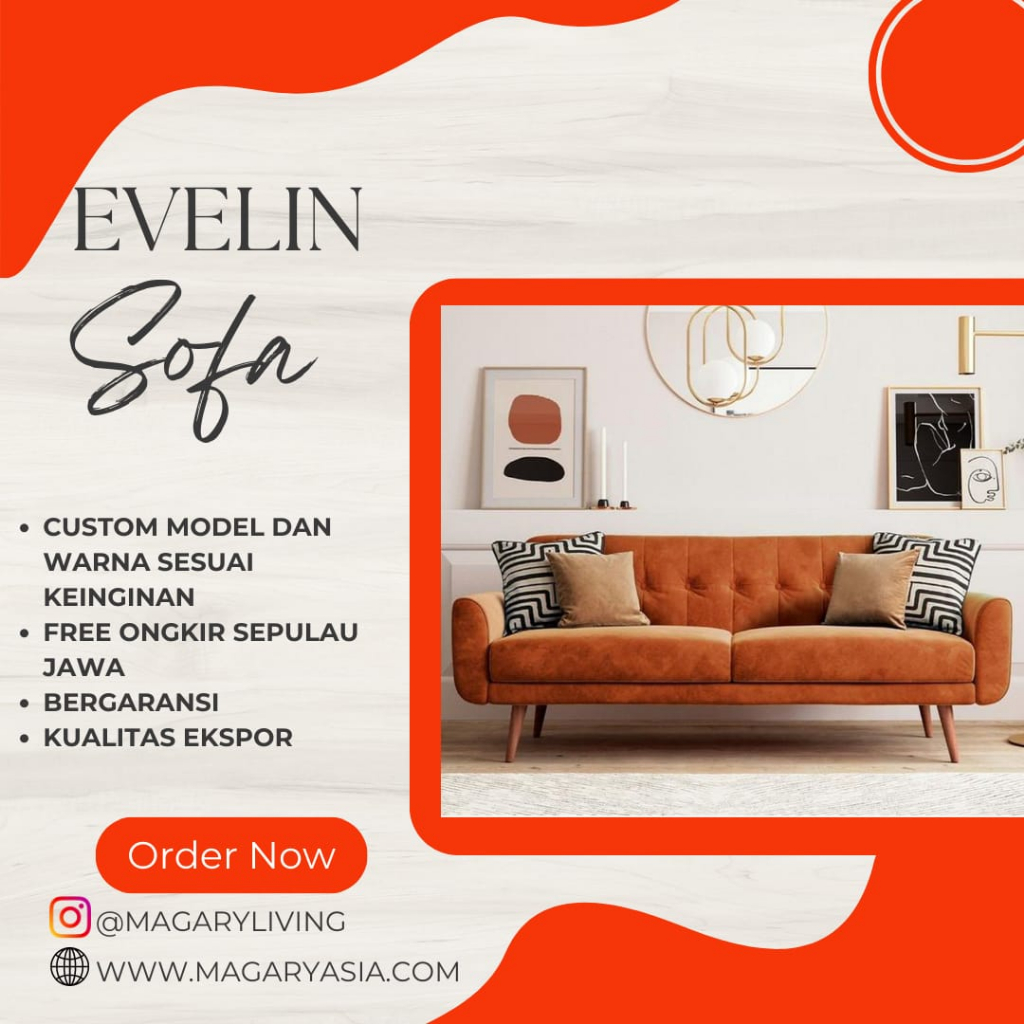 Evelin Sofa / Sofa / Furniture Rumah