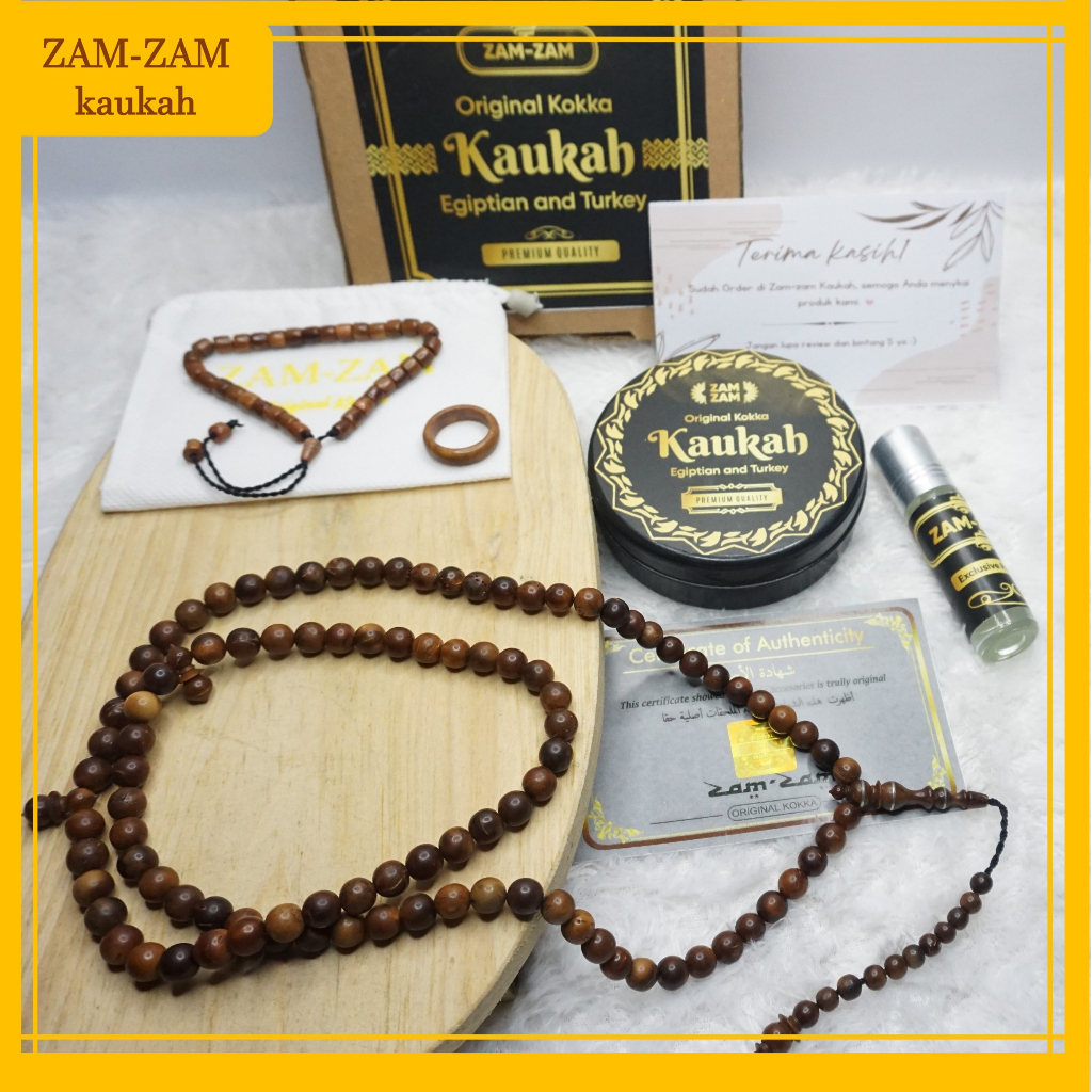 Tasbih Kaukah 100% Asli Bersertifikat
