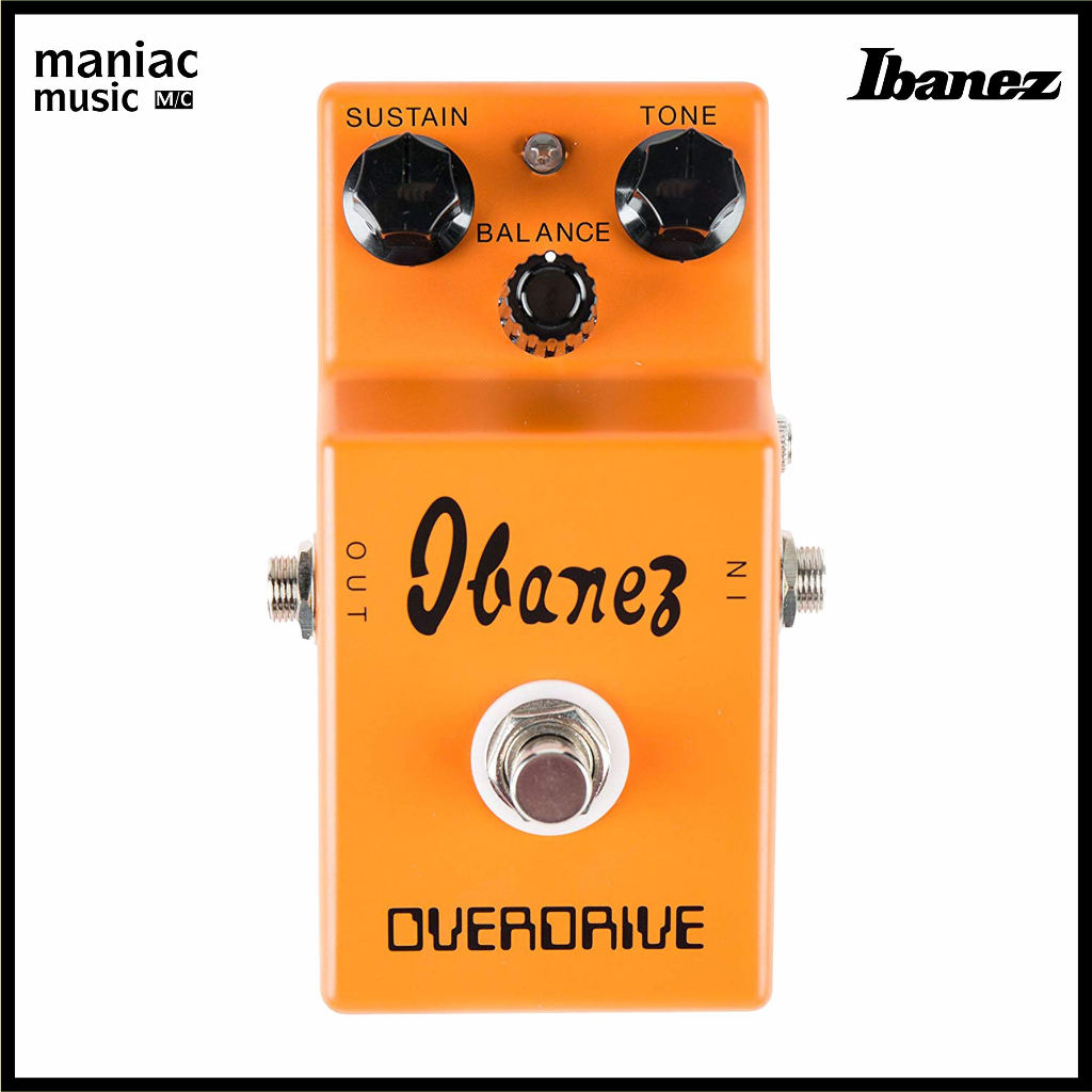 Ibanez OD850 - Efek Gitar. Overdrive. Vintage Fuzz 70S. Japan. Focused Highs. Guitar Effects